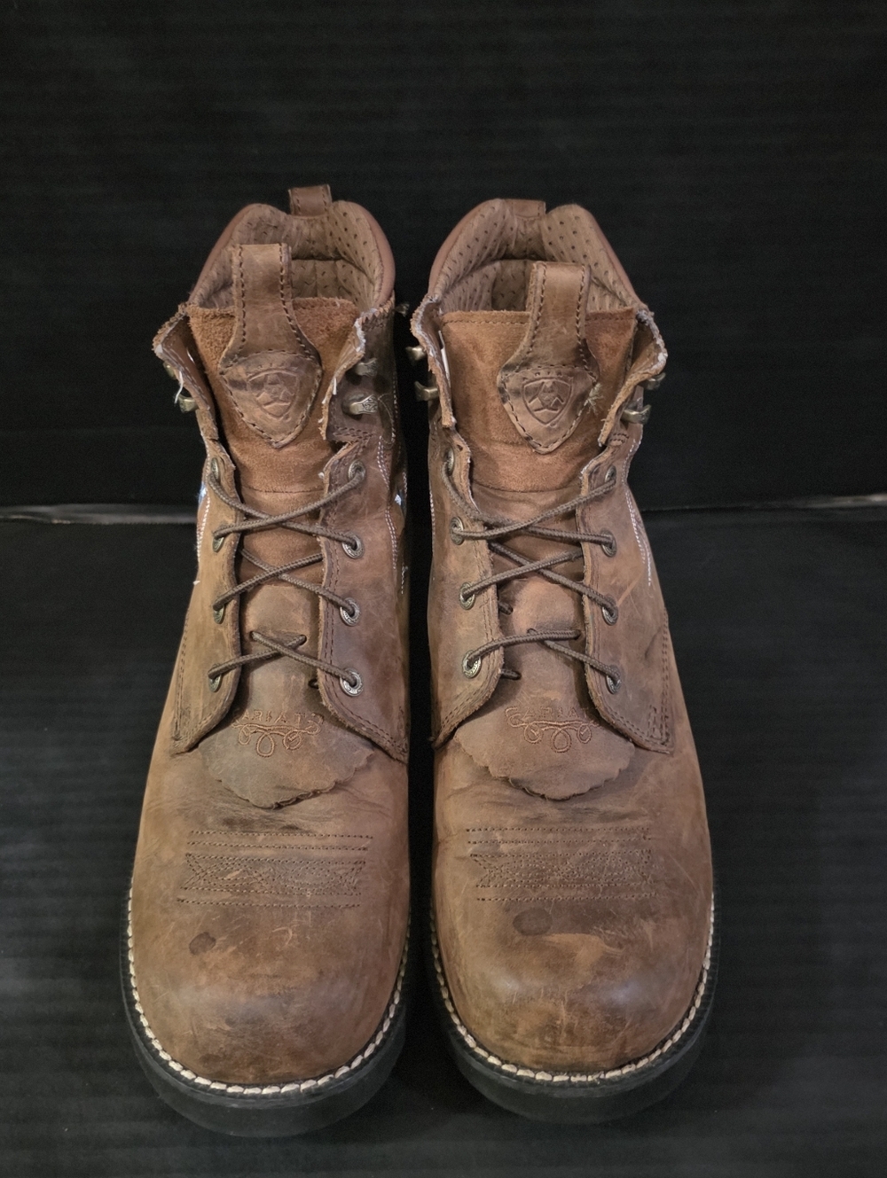 Ariat Womens Driftwood Brown Probably Lacer Boot Size 11 - Picture 8 of 10